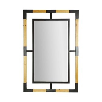 Head West Mixed Media Wall Mirror