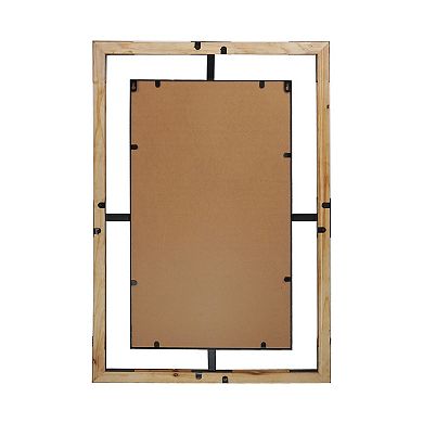 Head West Mixed Media Wall Mirror