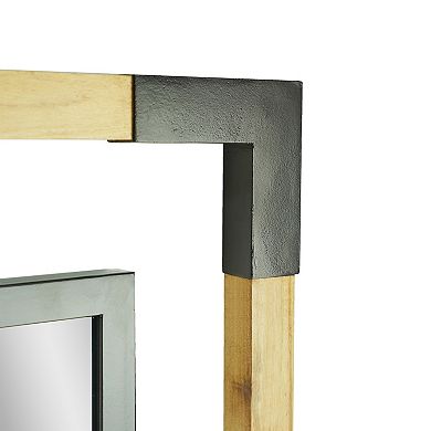 Head West Mixed Media Wall Mirror
