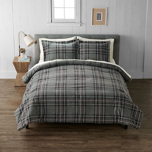 Cuddl Duds® Heavyweight Flannel Duvet Set with Shams