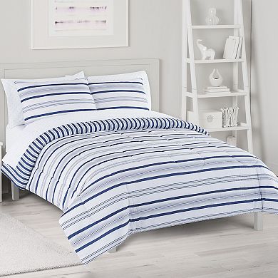 The Big One® Arden Blue Stripe Reversible Comforter Set with Sheets