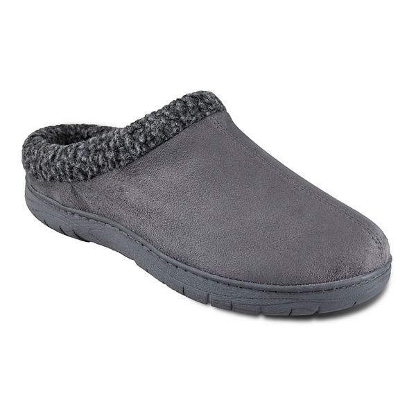 Wembley Men's Slip On Microsuede Clog Slippers