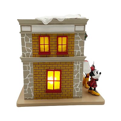 St. Nicholas top Square Minnie & Friends Christmas Village Pluto's Pet Shop Disney