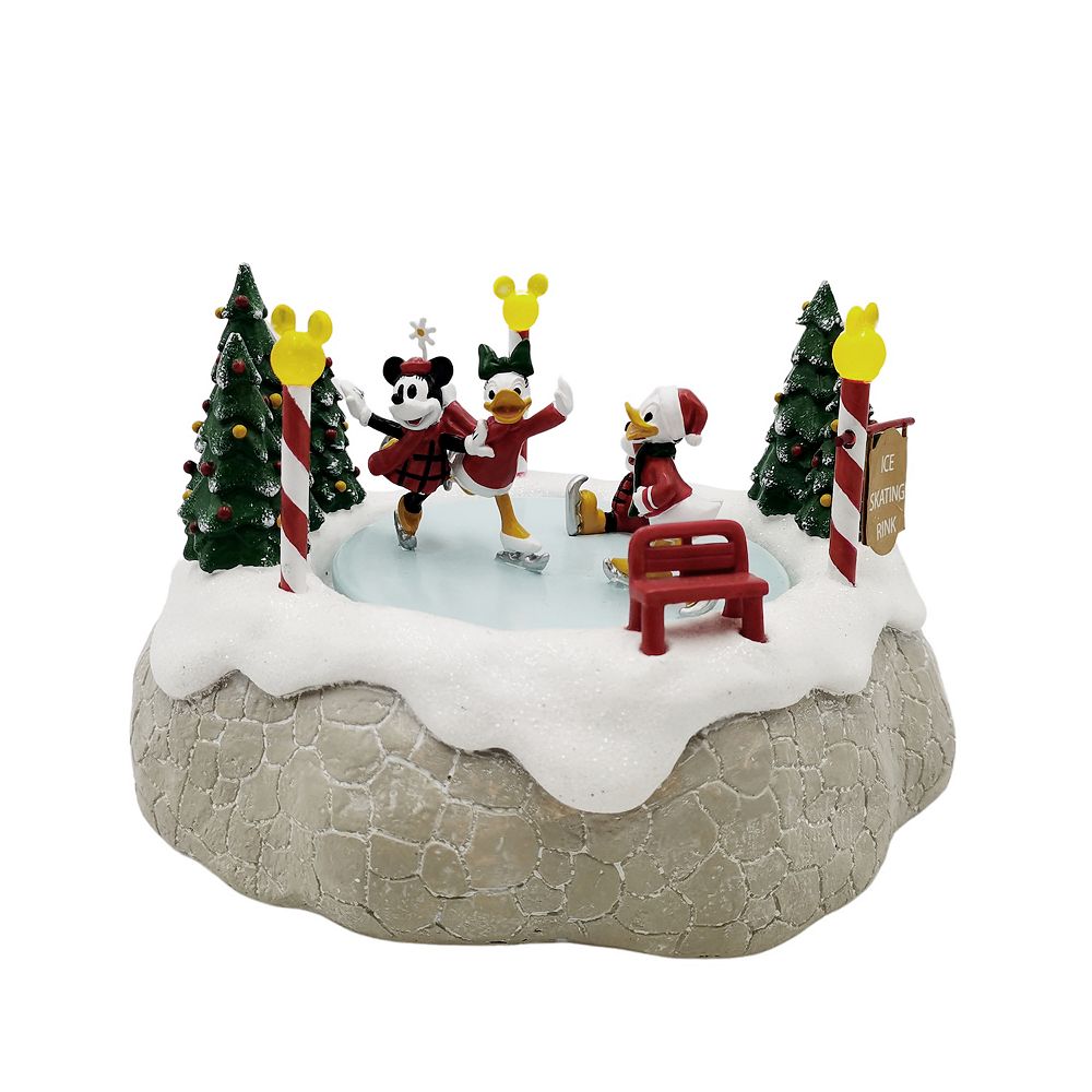 ディズニー　Mickey’s Holiday Skaters Disney MR. CHRISTMAS Mickeys Holiday Skaters Ice Skating