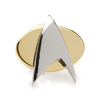 Men's Cuff Links, Inc. Star Trek Two Tone Delta Shield Lapel Pin