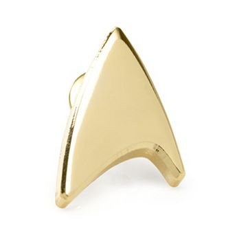 Men's Cuff Links, Inc. Star Trek Gold Delta Shield Lapel Pin