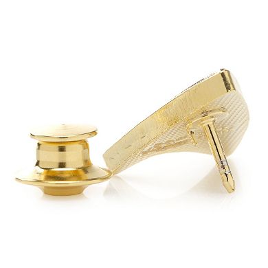 Men's Cuff Links, Inc. Star Trek Gold Delta Shield Lapel Pin