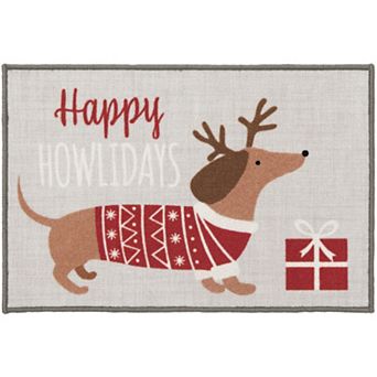 Loomaknoti Home Happy Howlidays 20'' x 30'' Mat