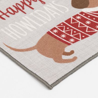 Loomaknoti Home Happy Howlidays 20'' x 30'' Mat