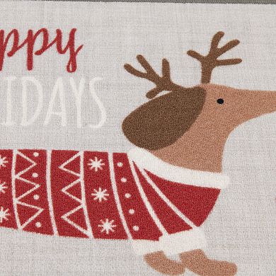 Loomaknoti Home Happy Howlidays 20'' x 30'' Mat