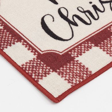 Loomaknoti Home Large Christmas Buffalo Check 20'' x 30'' Mat