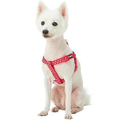 Blueberry Pet Velvety Heart Flocking Dog Harness