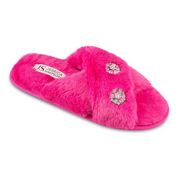 Jessica simpson purple slippers hot sale