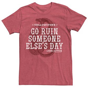 Men's Yellowstone Go Ruin Someone Else's Day Snake Tee