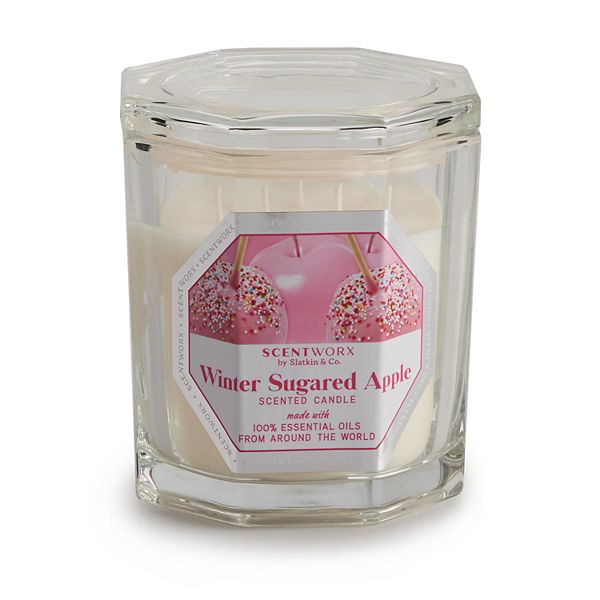 ScentWorx by Slatkin & Co. Winter Sugared Apple 14.5oz. Candle Jar