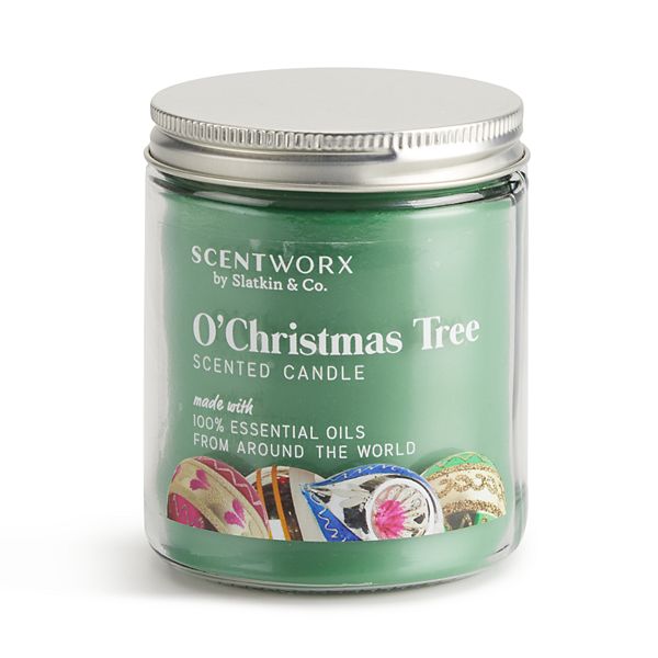 ScentWorx by Slatkin & Co. O'Christmas Tree 7oz. Candle Jar