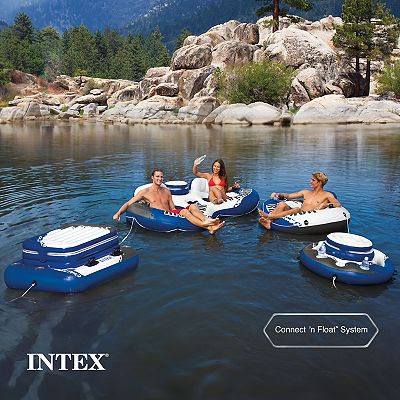 Intex River Run 1 Person Inflatable Tube Raft Float for Lake