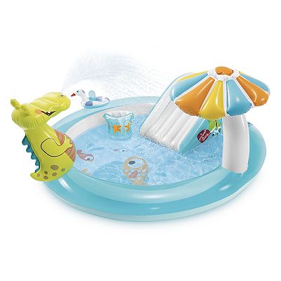 Intex alligator play on sale center inflatable p