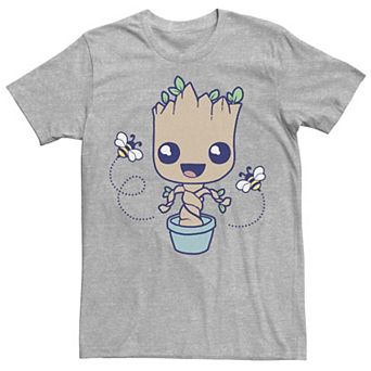 Men's Marvel Groot Hello Spring Bees Tee