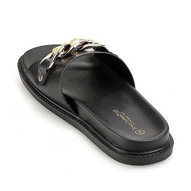 Henry Ferrera Open Toe Women's Flat Sandals