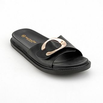 Henry Ferrera Open Toe Women's Flat Sandals