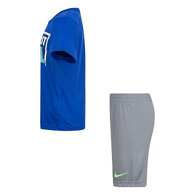 Boys 4-7 Nike Sports Graphic Tee & Shorts Set