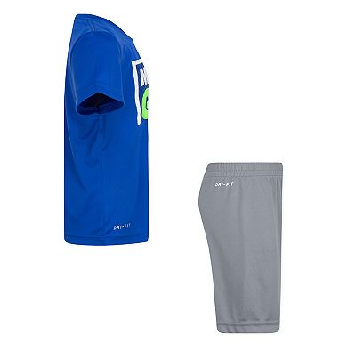 Boys 4-7 Nike Sports Graphic Tee & Shorts Set