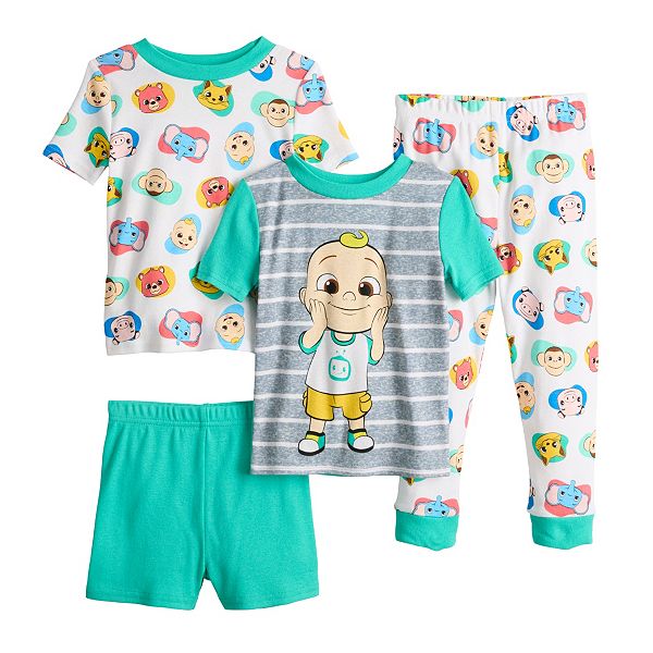 Toddler CoComelon 4 Piece Pajama Set