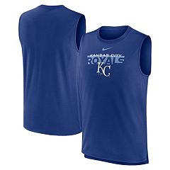 Kansas City Royals New Era Girls Youth Pinstripe Tank Top - White/Royal