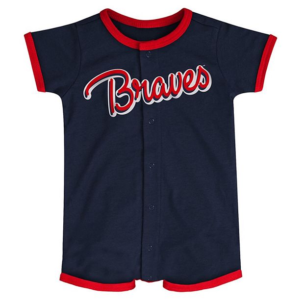 Atlanta Braves Baby Girl Onesie Bundle