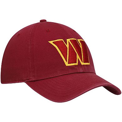 Men's '47 Burgundy Washington Commanders Clean Up Adjustable Hat