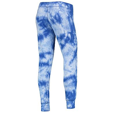 Women's New Era Royal Los Angeles Dodgers Tie-Dye Jogger Pants