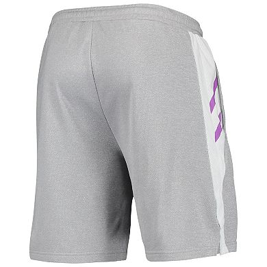 Men's Concepts Sport Gray Los Angeles Lakers Stature Shorts