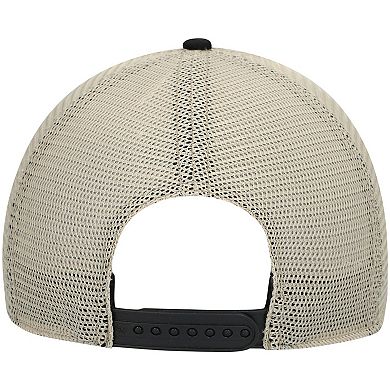 Men's '47 Black/Natural Washington Commanders Trawler Clean Up Trucker Snapback Hat