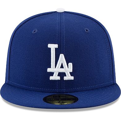 Men's New Era Royal Los Angeles Dodgers 60th Anniversary Authentic Collection On-Field 59FIFTY Fitted Hat