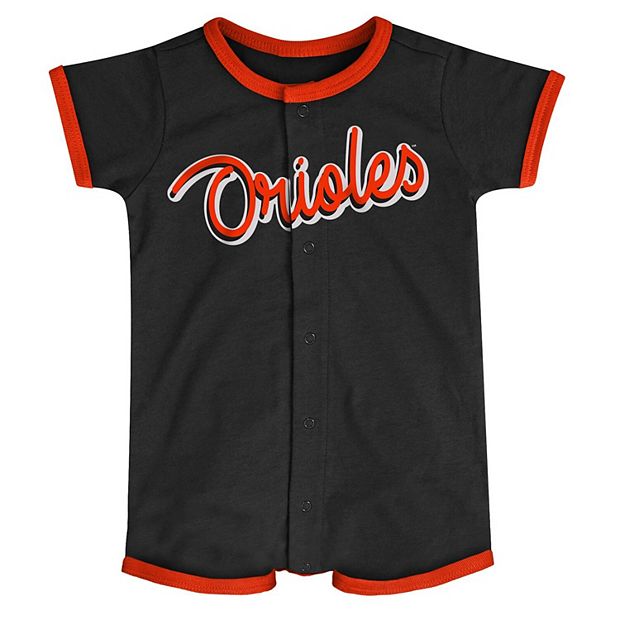 Outerstuff Infant Black Baltimore Orioles Power Hitter Romper