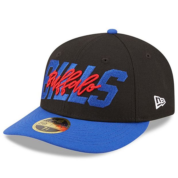 Men's Buffalo Bills New Era Black/Royal 2022 NFL Draft Low