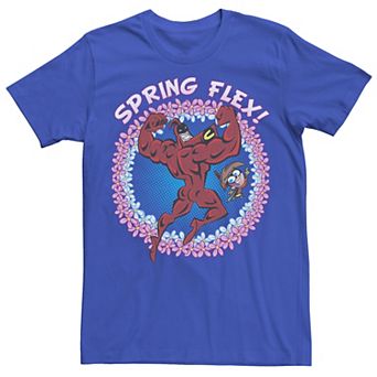 Men's Nickelodeon Fairly Oddparents Spring Flex Floral Circle Tee