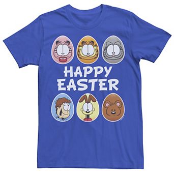 Men's Nickelodeon Garfield Happy Easter Eggs Tee