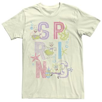 Men's Nickelodeon SpongeBob SquarePants Ocean Spring Tee