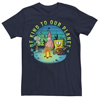Men's Nickelodeon SpongeBob SquarePants Be Kind To Our Planet Campfire Tee