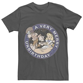 Disney's Alice In Wonderland Mad Hatter Un-Birthday Men's Tee