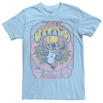 Disney's Lilo And Stitch Stitchadelic Ohana Men's Tee