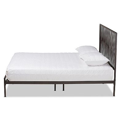 Baxton Studio Jeanette Black Bed