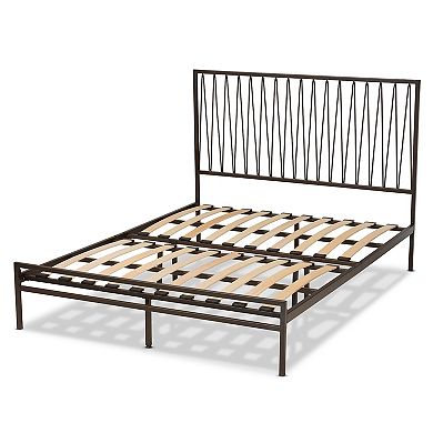 Baxton Studio Jeanette Black Bed