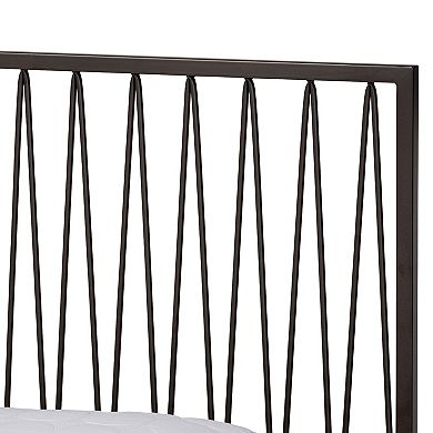 Baxton Studio Jeanette Black Bed