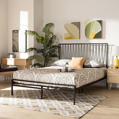 Baxton Studio Jeanette Black Bed