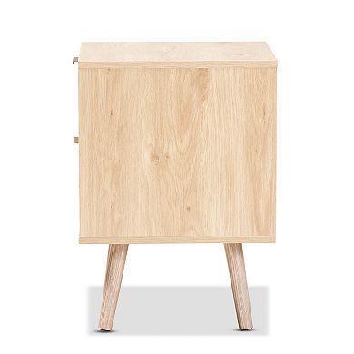 Baxton Studio Baird Nightstand