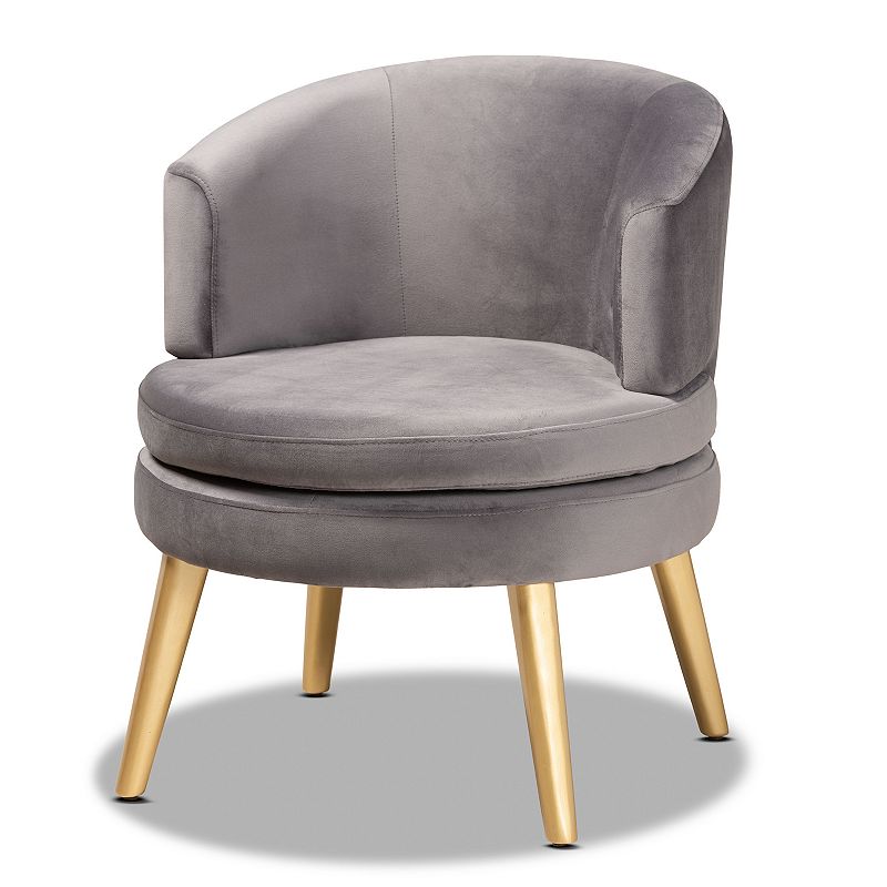 Baxton Studio Baptiste Chair, Grey