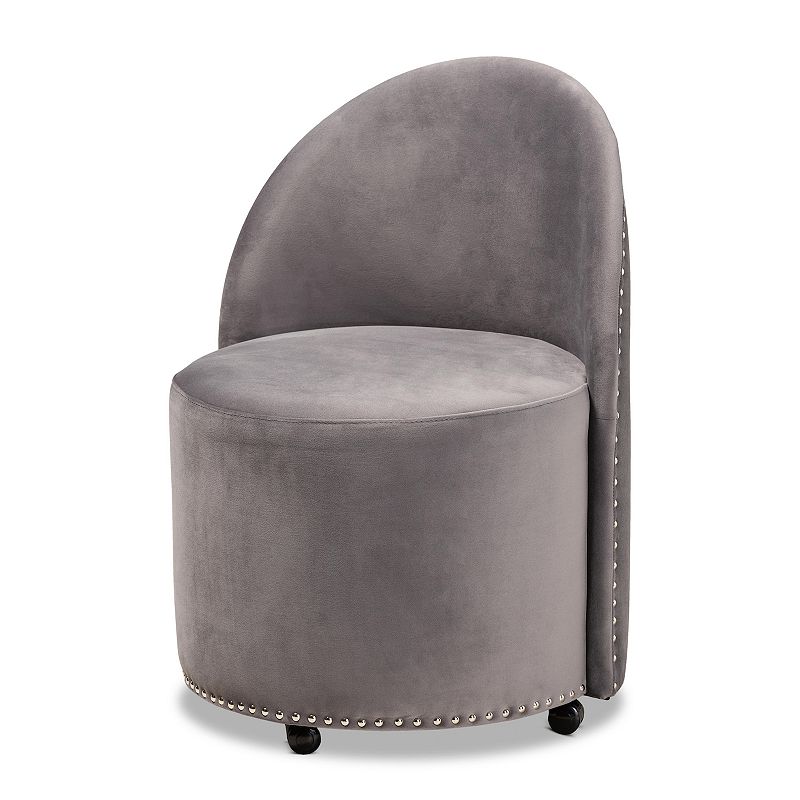 Baxton Studio Bethel Chair, Grey